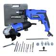 thumbnail image 1 of Kit De Rotomartillo Hyrt500 + Mini Amoladora Hya500 Hyundai HYK5000, 1 of 7