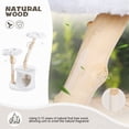 thumbnail image 4 of Sennaux Flower Cat Tree Tower for Indoor Cats  with Scratching Posts, Plush Perches, Solid Wood, 37.8", White, 4 of 8