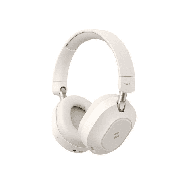 Auriculares Inalámbricos Havit H668BT ANC Cancelación de Ruido Beige