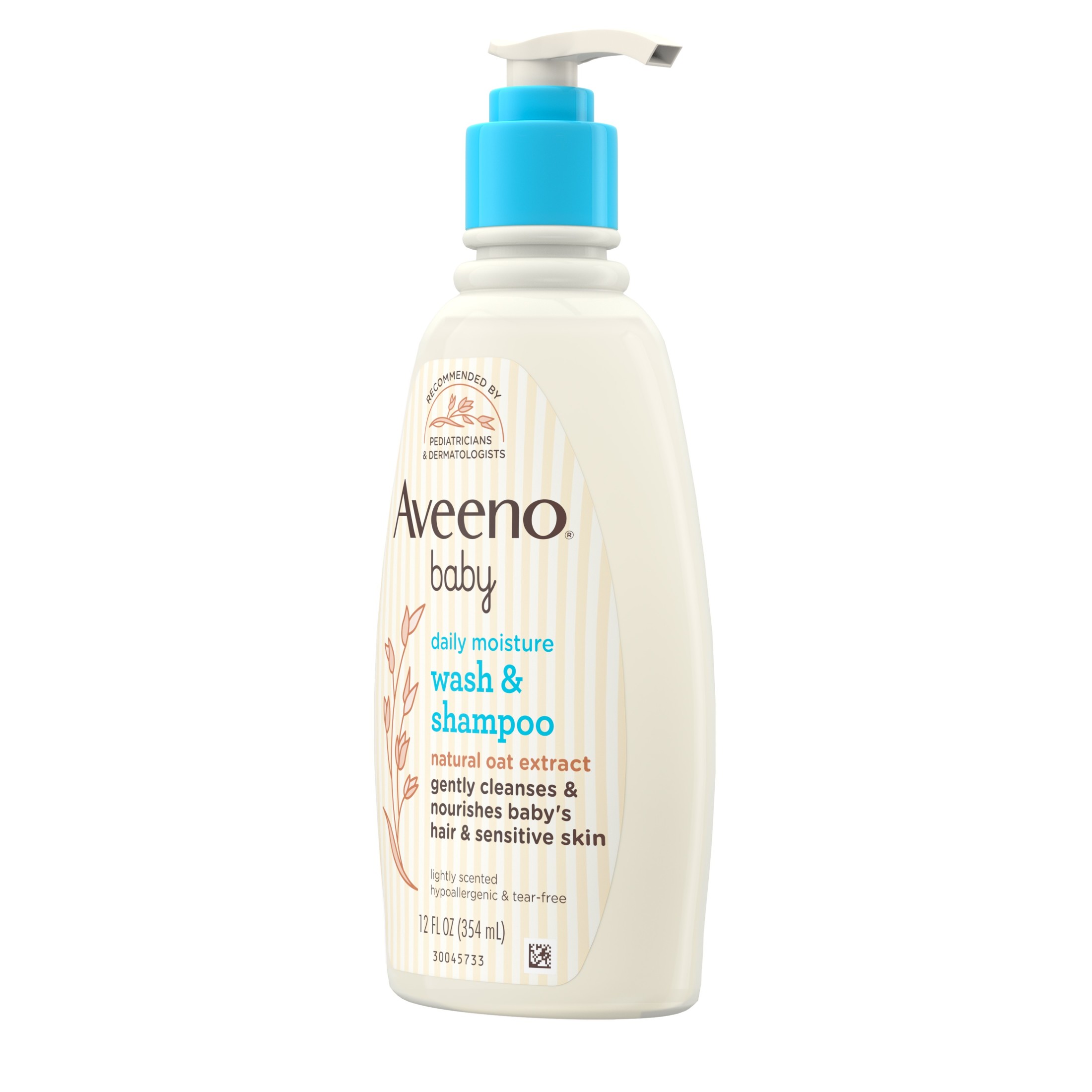 Aveeno Baby Daily Moisture Body Wash & Shampoo, Oat Extract, 12 fl. oz - image 10 of 14
