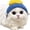 Style A, variant on Orange Cat Hat, Cotton & Soft Cute Knitted Hats for Cats Birthday Party Spring Puppy Hat for Small Pets