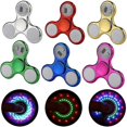 thumbnail image 1 of Fidget Spinners 6 Pack,led Light Up Clear Fidget Toys, Adhd Anxiety Toys Stress Relief Reducer Spin For Kids (6 Pack), 1 of 4