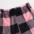 thumbnail image 5 of ABATAB Plaid Cute Pajama Pants for Women Warm Casual Elastic Waisted Pj Bottoms Soft Sleep Lounge Pants with Pockets, 5 of 5