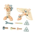 thumbnail image 1 of HILABEE Construction Building Toy Developmental Wooden Tool Set Pretend Game Toolbox for small, 1 of 9