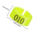 thumbnail image 2 of Greenadscape 100Ud Anillos Reusables Y Numerados Para Pies De Y Color Amarillo, 2 of 6