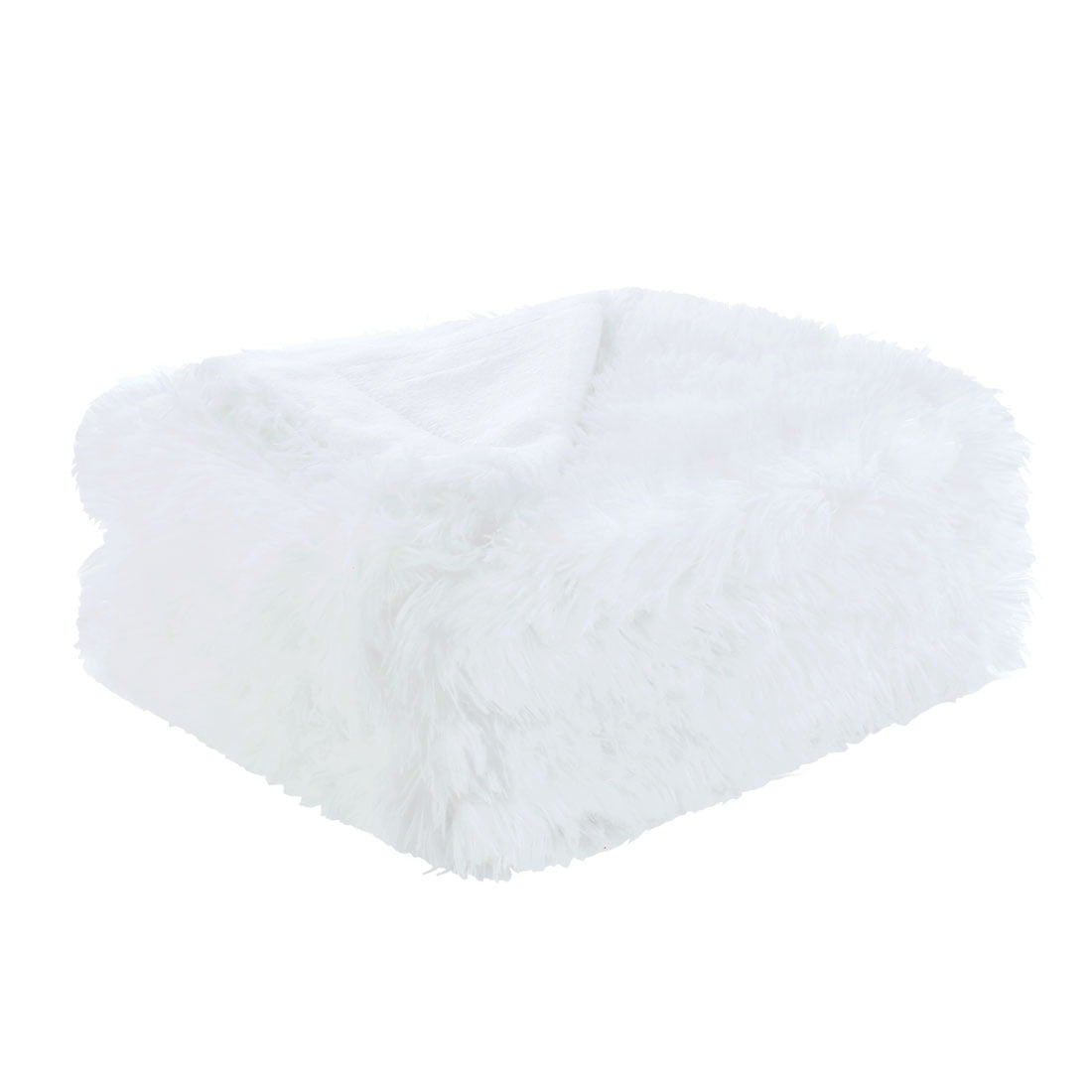 Luxury Soft Shaggy Faux Fur Blanket Ultra Fiber Blanket Queen 78" x 90