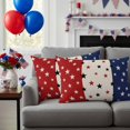 thumbnail image 3 of 2 Pack Outdoor Waterproof Throw Pillows,Independence Day Stripes and Stars Decorative Rectangle Pillow Case Patio Pillows for Chair Couch Sofa 20x12in, 3 of 9