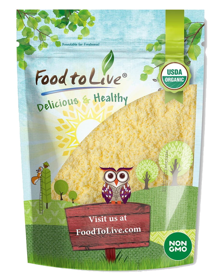 Organic Millet Flour, 0.5 Pounds — Non-GMO, Kosher, Raw, Vegan — by Food to Live