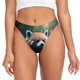 thumbnail image 1 of Balery Forest Plant Raccoon Tangas de Algodón para Mujer con Estampado – Ropa Interior Sexy, Transpirable, G-string-X-Small, 1 of 6