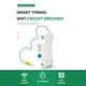 thumbnail image 2 of Disyuntor inteligente WIFI 1P Interruptor de riel DIN Control de aplicación Ewelink Compatibl Romacci Disyuntor, 2 of 7