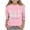 Pink-1, variant on CYRBOKO Easter T-shirts for Girls, Casual Crewneck 3/4 Sleeve Holiday Kids Tops Multicolor Size 9-10 T