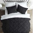 thumbnail image 4 of Noble Linen's 3 Piece Pinch Pleat Duvet Cover Set, 4 of 7