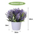 thumbnail image 2 of Flor falsa simulación bola de lavanda maceta paisaje planta artificial decoración interior flor falsa creativa pequeña decoración, 2 of 5