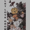 thumbnail image 2 of Junior's Lost Gods Let Love Grow Painting Graphic Oversized T-Shirt, 2 of 2