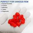 thumbnail image 4 of Uxcell 100 Pcs Couvercle d'Écrou Hexagonal, Vis en Nylon M6x10x14mm Couvercles de Boulons Protection de Tête Hexagonale, Rouge, 4 of 7