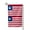 Square, variant on Garden Flag Flag Of Liberia Double Sided Small Yard Holiday Garden Flag for Outside Decor 12.5x18 Inch Fillet