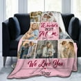 thumbnail image 6 of Best Mom Photo Custom Blankets With Photos And Name, Mom Christmas Photo Gift, Personalized Mom Birthday Gifts, We Love You Mom Blanket, 6 of 6
