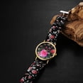 thumbnail image 6 of Avaner Women Stretch Band Watch,Bohemia Elastic Analog Quartz Big Number Floral Dial Wristwatch Easy To Read Birthday Valentines Day, 6 of 7