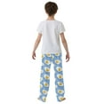 thumbnail image 5 of FORMRS Kids Pajama Pants with Pockets Size 11-12Y Boys Lounge Sleep Bottoms, Playful Fried Eggs, 5 of 8
