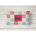 thumbnail image 2 of Carolines Treasures CK5575PW1216 Black Chantilly Tiffany Cat Love Canvas Fabric Decorative Pillow, Red, 12H x16W,, 2 of 3