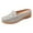 Grey, variant on Mostsola Loafers for Women Slip on Slides Mules Shoes Casual Platform Penny Loafers Wedges