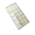 thumbnail image 2 of Plastic Embroidery Floss Bobbins Kit 18 Grid Cross Stitch Thread Bobbins with Storage Box, 2 of 7