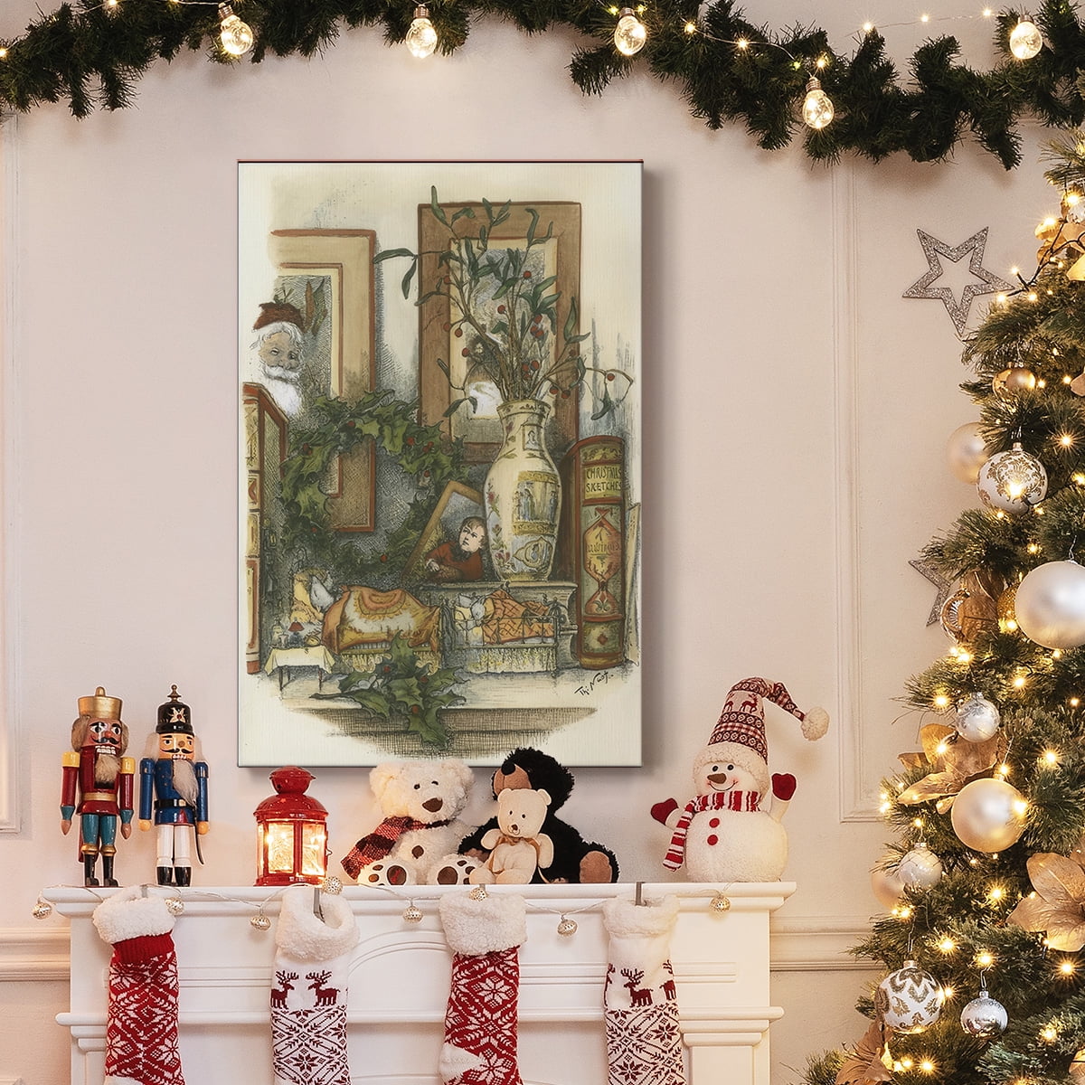 Not a Creature was Stirring- Gallery Wrapped Canvas