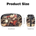 thumbnail image 5 of Santa Claus Travel Case Oxford Cloth Waterproof Digital Pouch Organizer Case for Travel Leather Cord Organizer - 5.9x9.44x3.14 in, 5 of 6