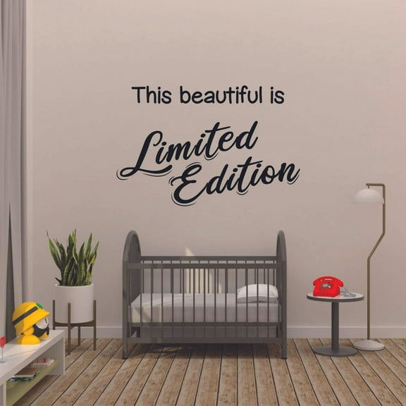 This Beautiful Quotes Newborn Baby Babies Quote Wall Sticker Art Decal for Girls Boys Room Bedroom Nursery Kindergarten House Fun Home Decor Stickers Wall Art Vinyl Decoration Size (20x40 inch)