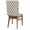 Black Beige, variant on Wave Point Black Chair Back Covers, Modern Minimalist Geometric Removable Chair Covers for Dining Chairs Set of 8, Washable Chairs Slipcovers Back Seat Protector for Wedding Party 19"x20"