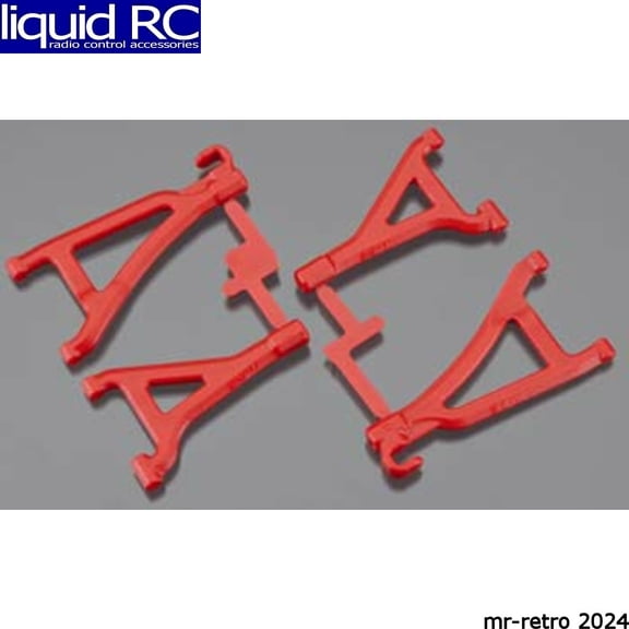 RPM Front Upper/Lower A-Arms Red 1/16 ERV RPM80699 Electric Car/Truck Option Parts