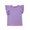 Purple, variant on Douhoow 0-6Y Kids Girl Short Sleeve T-Shirt Baby Cotton Ruffle Tee Tops