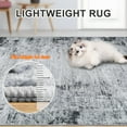 thumbnail image 5 of Area Rugs 10x12 Living Room - Washable Rug Modern Abstract Soft Large Neutral Non-Slip Carpet Indoor Floor Thin Carpets for Bedroom Dining Room Farmhouse Nursery Home Office Black, 5 of 18