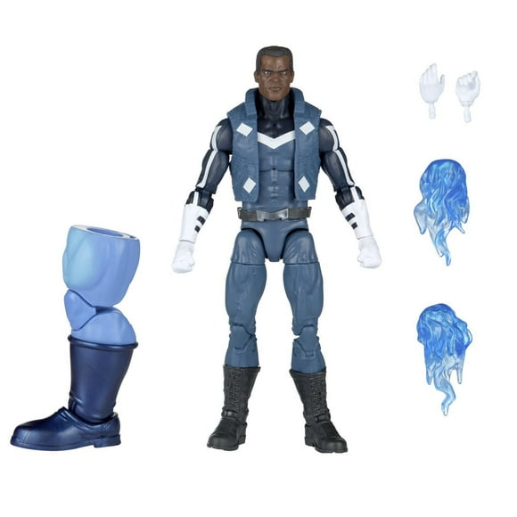 Marvel Legends Series Blue Marvel Ultimates Costume Action Figure 6-inch Collectible Toy, 4 Accessories, 1 Build-A-Figure Part