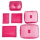 thumbnail image 2 of Organizador 6 PCS Embalaje Cubos Bolsas de Equipaje Organizador de Viajes de Alta Equipamiento de Viajes Organizadores de Empaquetado Con Bolsa de Aseo Rosa, 2 of 6