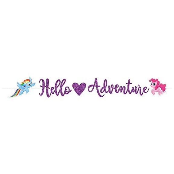 My Little Pony Friendship Adventuresâ„¢"Hello Adventure" Letter Banner - 1 pc