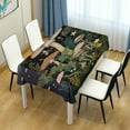 thumbnail image 7 of Mushroom Brown Rectangle Tablecloth Waterproof Polyester Table Clothative Stain Resistant & Wrinkle Resistant Washable Table Cover for Dining Table/Party/Camping 54x57 Inch Decor Gift, 7 of 7