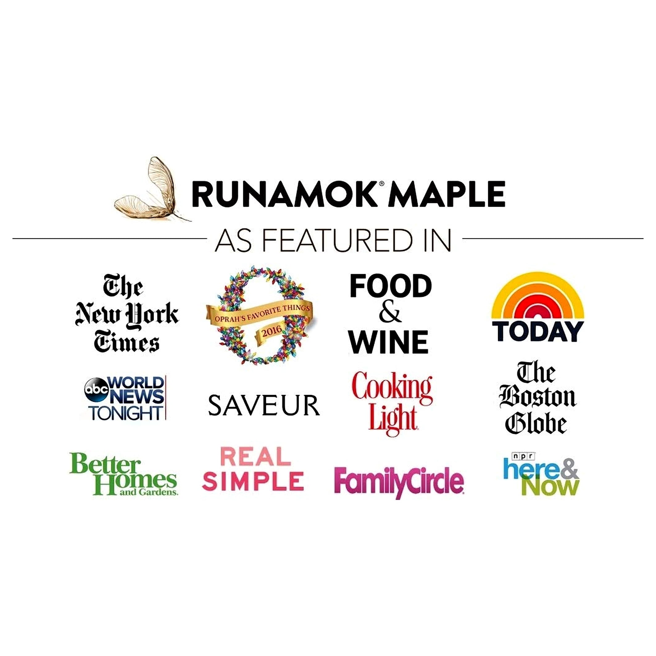 Runamok Cinnamon + Vanilla Infused Maple Syrup 8.45 fl oz