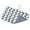Grey, variant on Lipstore Travel Changing Pad Cotton Waterproof Baby Diaper Changing Pad for Girls Boys Gray