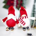 thumbnail image 4 of 1 Pieza Muñeca Jueguete Gran para Navidad Santa Hecho Decoración Colgantes Blanco Soledad Adornos de muñecas de Navidad, 4 of 9