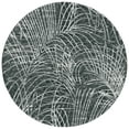 thumbnail image 2 of Addison Rugs Indoor/Outdoor Rylee Abstract Washable Rug 8' x 8' Round - Charcoal, 2 of 5