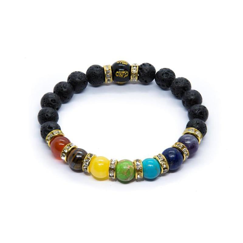 Believe London® Chakra Bracelet With Jewelry Bag & Meaning Card |  Adjustable Bracelet To Fit Any Wrist | 7 Chakra Natural Stone | Healing  Reiki Yoga (8 Inch Bracelet) | WantItAll