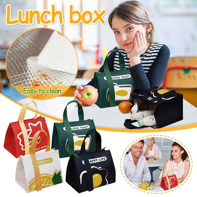 XWSHYW Bolsa de Almuerzo Bolsa de Almuerzo Portátil de Gran Capacidad, Bolsa de Almuerzo Gruesa, Bolsa de Aislamiento, Bolsa de Almuerzo para Trabajadores de Oficina, Bolsa de Almuerzo