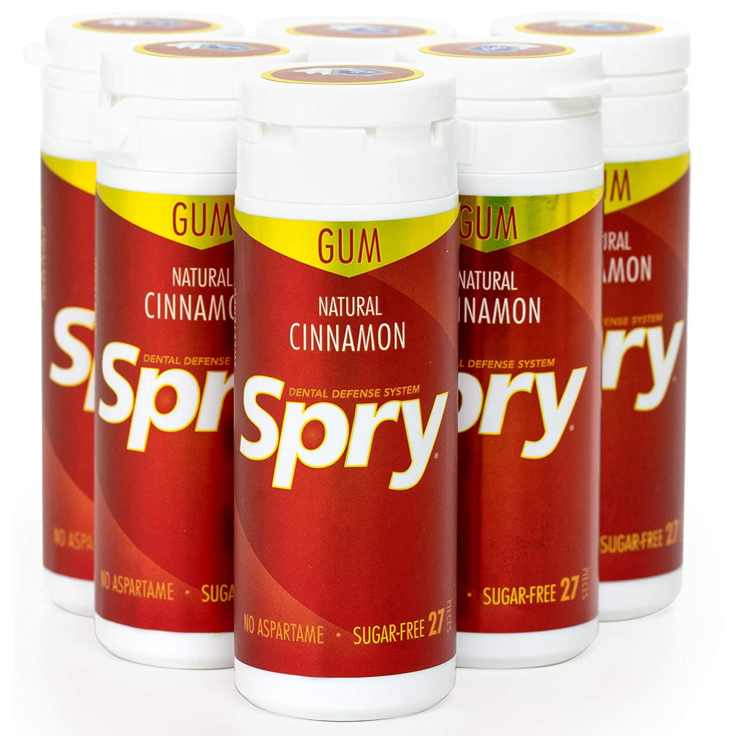 Spry Fresh Natural Xylitol Chewing Gum Dental Defense System Aspartame