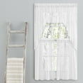 thumbnail image 3 of Isabella Lace Rod Pocket Tailored Valance 52x14 White, 3 of 4