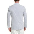 thumbnail image 2 of Brooks Brothers mens  Seersucker Blazer, 41REG, Blue, 2 of 4