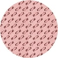 thumbnail image 1 of Ahgly Company Machine Washable Indoor Round Transitional Red Area Rugs, 5' Round, 1 of 7