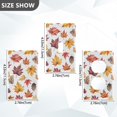 thumbnail image 7 of Yayeee Blank Wall Plate Cover 1-Gang 4.5"x2.7" Home Unused Decorative Outlet, Gray Autumn Leaves, 7 of 7