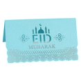 thumbnail image 1 of 100 Uds. Hueco Eid Mubarak para asiento Mesa tarjeta Ramadán papel nombre Placecard Suppl, 1 of 5