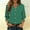 Green, variant on Danhjin Button Down Shirts for Women Plaid 3/4 Sleeve Loose Fashion Shirts Casual Going out Fall Summer Spring Tops